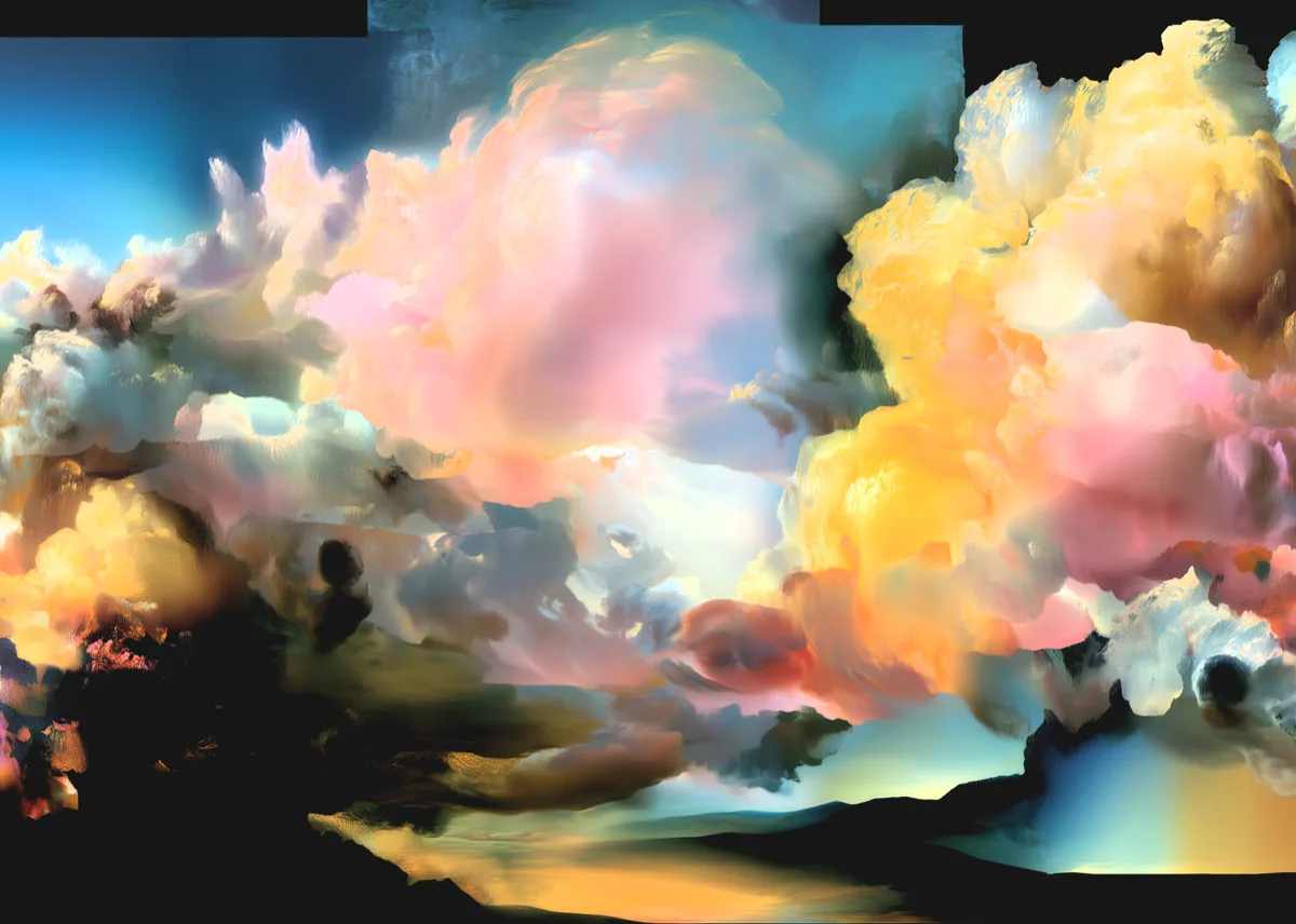 Cloud landscape artwork