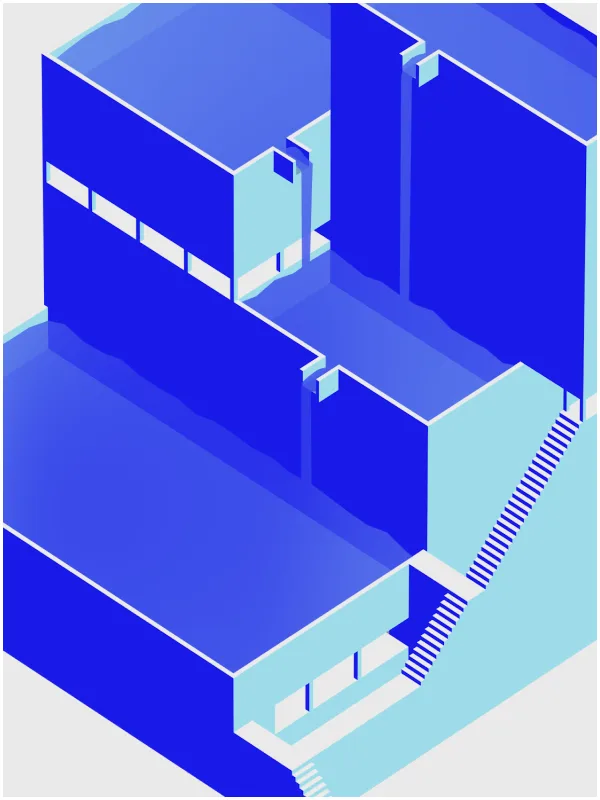 Isometric illustration, stairs