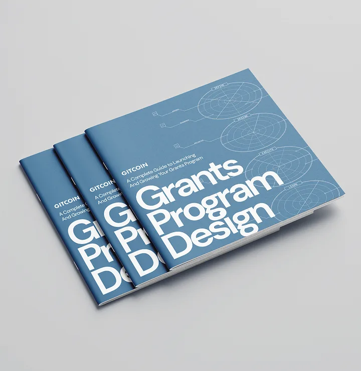 Gitcoin Grants Program Design book