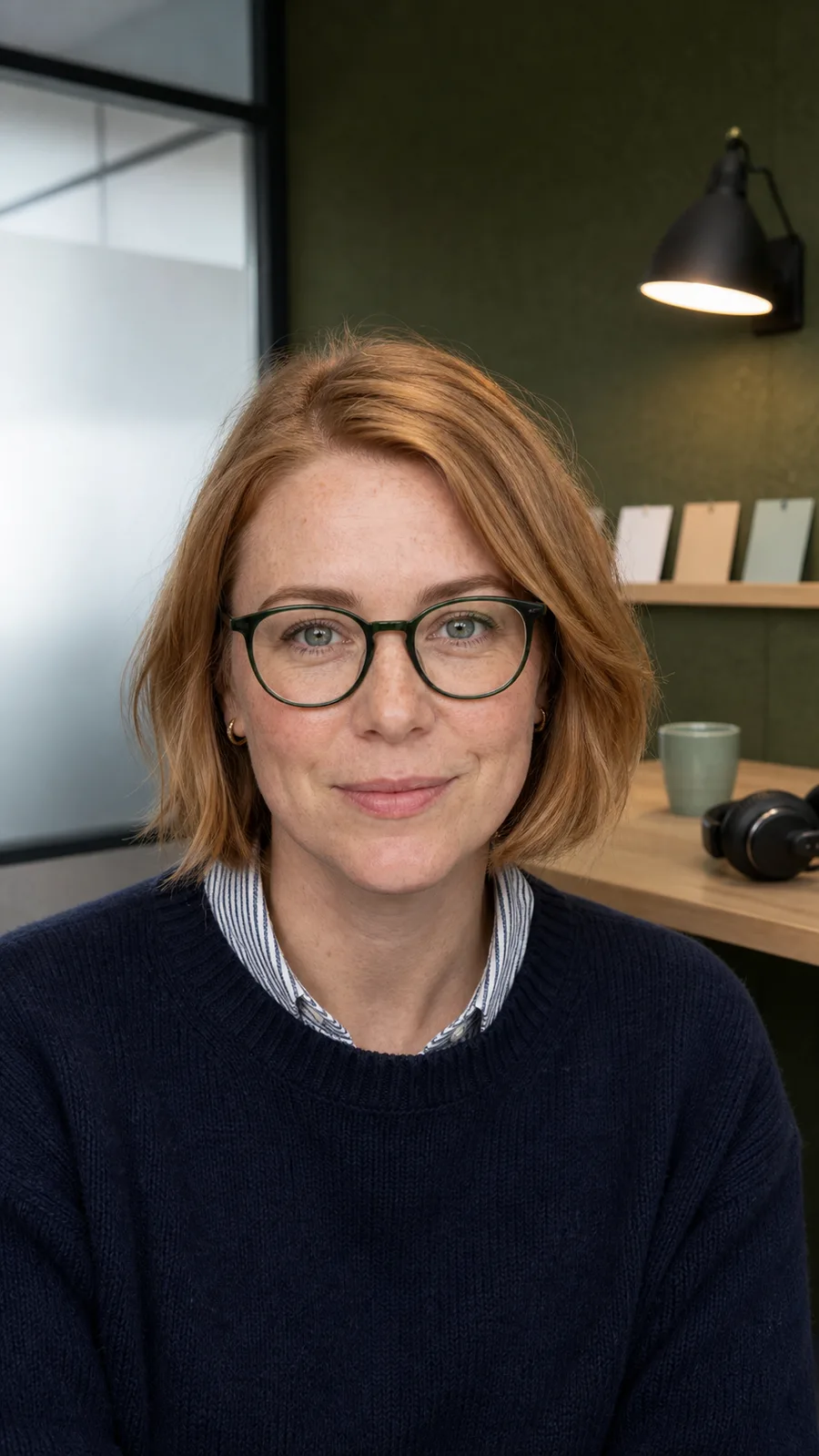 AI-generated portrait of Hannah, the fictional speaker